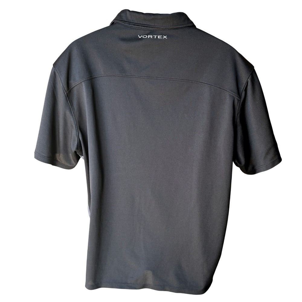 Vortex Men's Polo Shirt, Black & Gray, XL, Performance, Athleisure, Quality - Picture 4 of 7